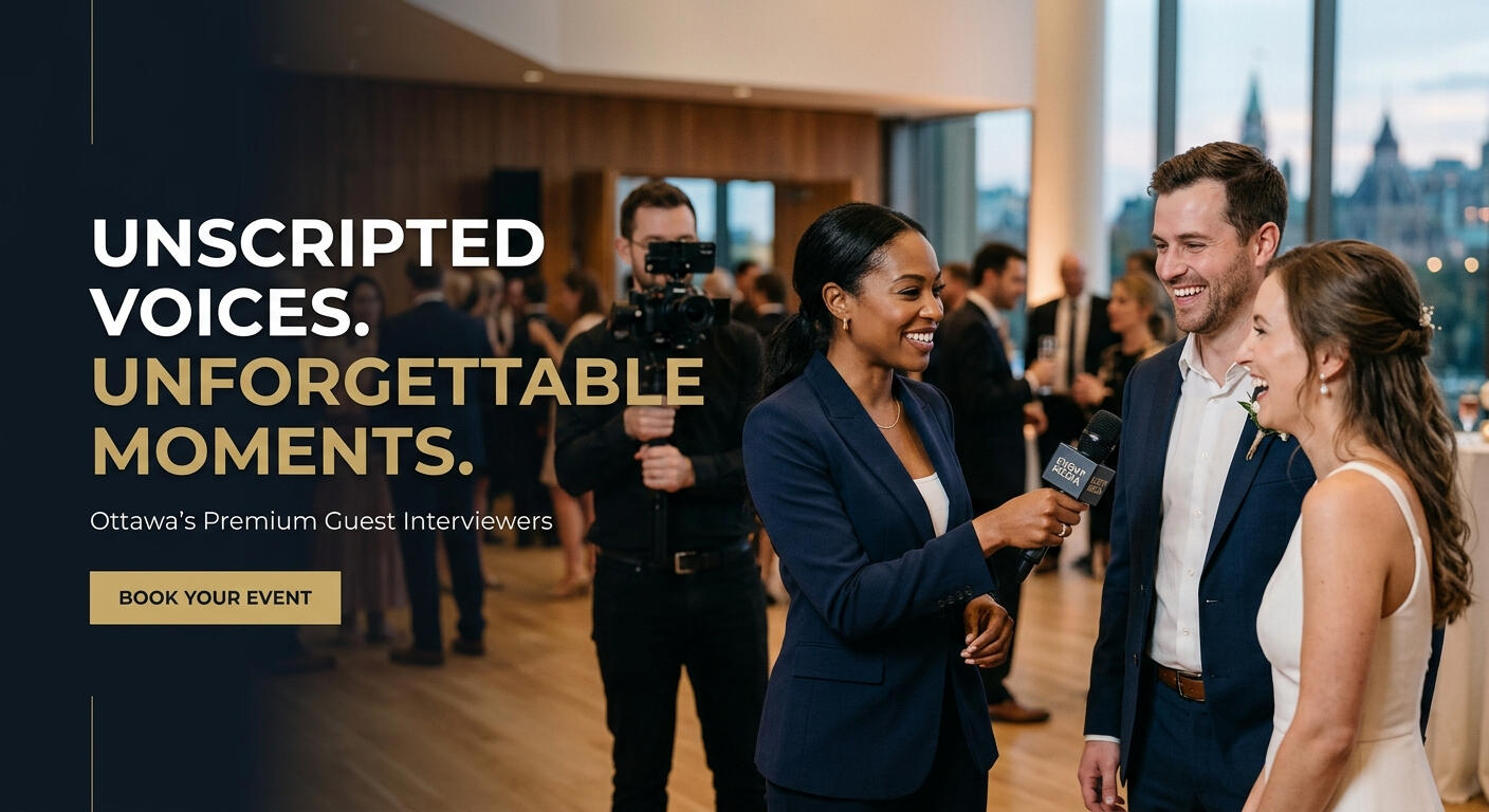 Why Event Media? (3 Key Benefits) Hear What You Missed: You can’t be everywhere at once. We capture what your guests were saying, feeling, and laughing about while you were enjoying the room. More Than A Highlight Reel: The flowers fade and the food disap